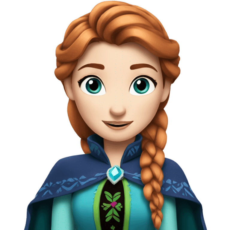 Princess anna frozen emoji