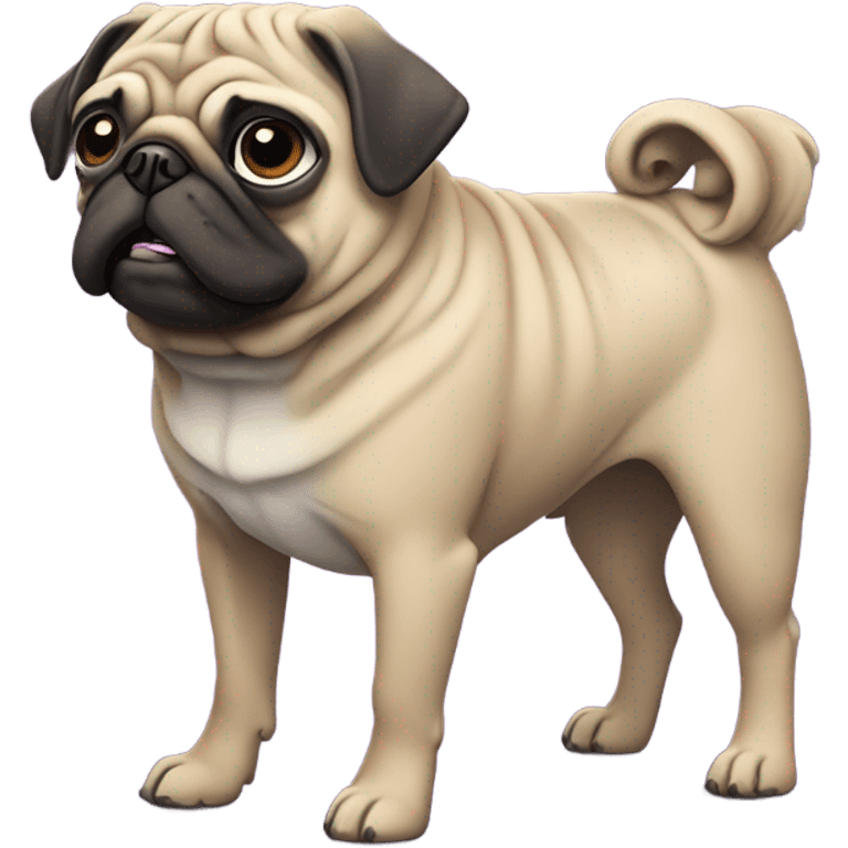 purple pug emoji