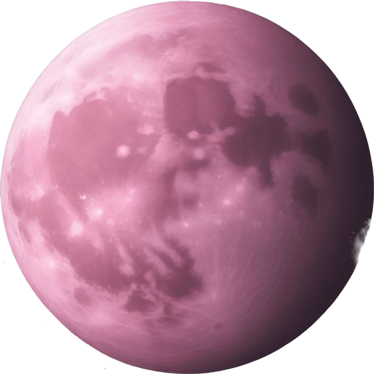 pink moon, just a normal moon but pink  emoji