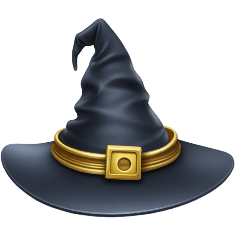 wizard's hat on hard disk emoji