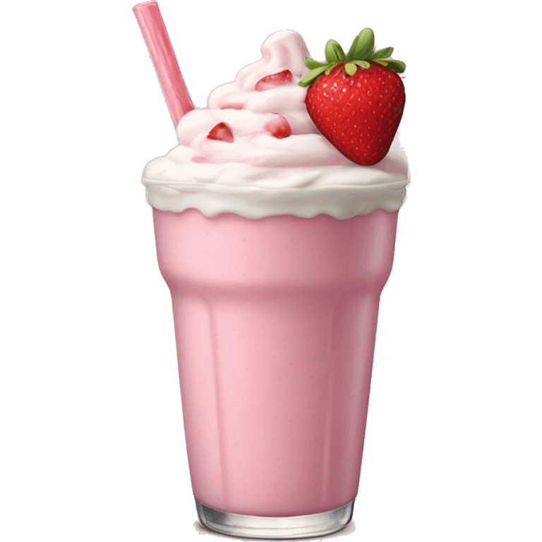 americana strawberry milkshake emoji