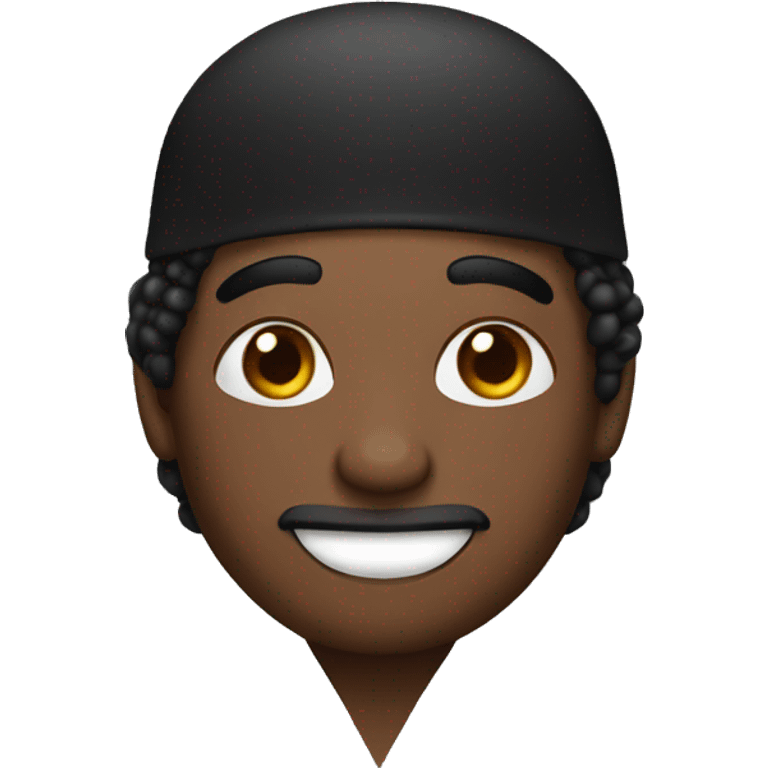 A Black Jew in a kippah emoji