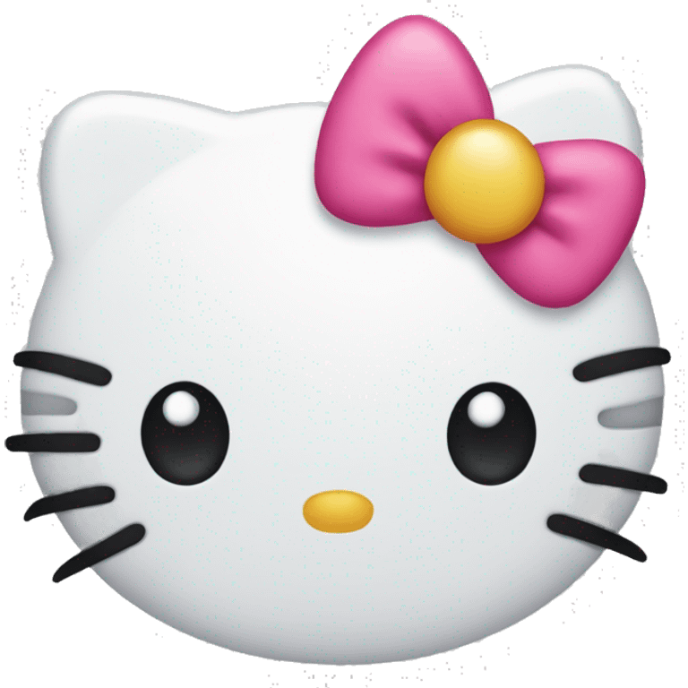 Hello kitty face emoji