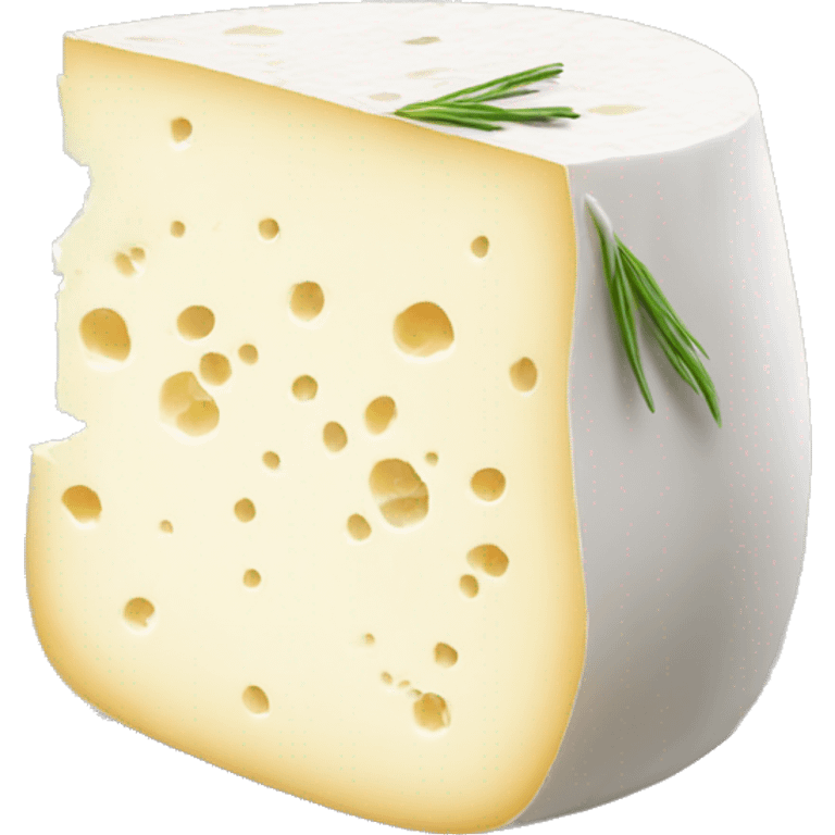 goat cheese with cumin in cheese emoji