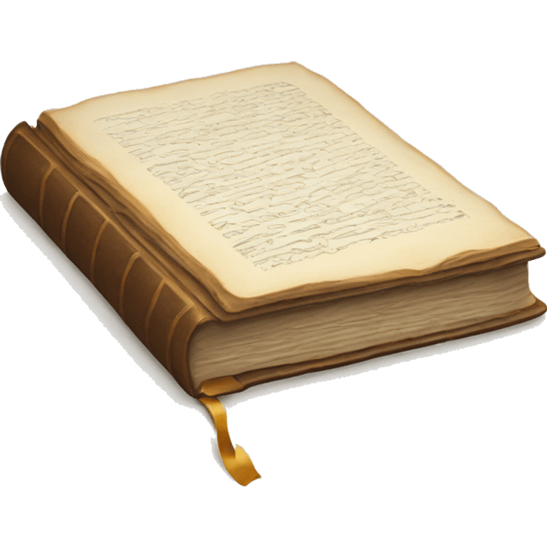 book tha look like dictionary with its cover emoji