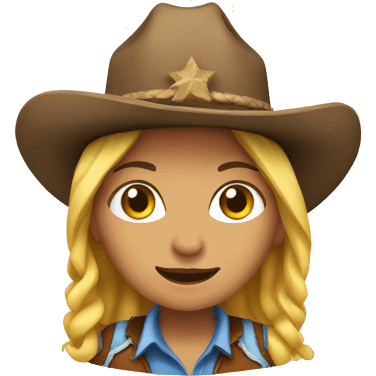 Cowgirl emoji