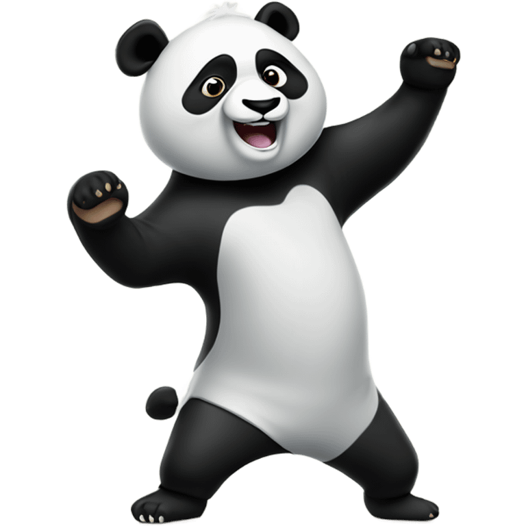 panda dabbing emoji