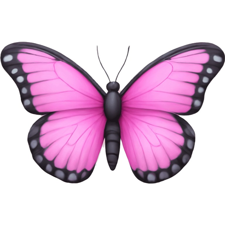 Butterfly pink emoji