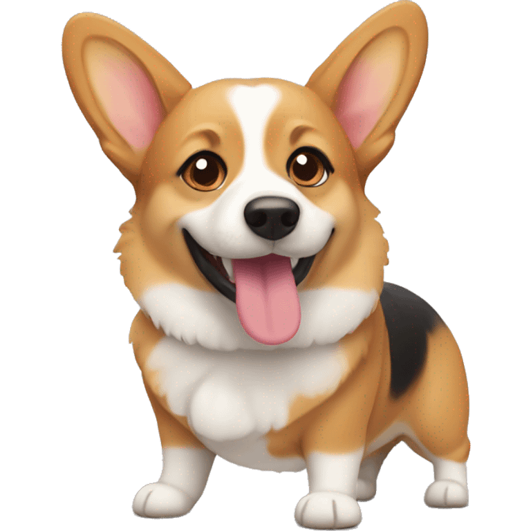 Tan corgi emoji