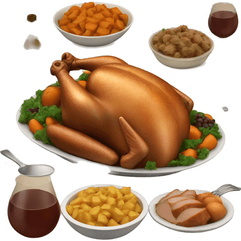 turkey dinner emoji