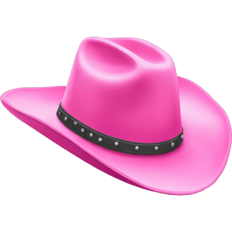 Pink cowboy hat emoji