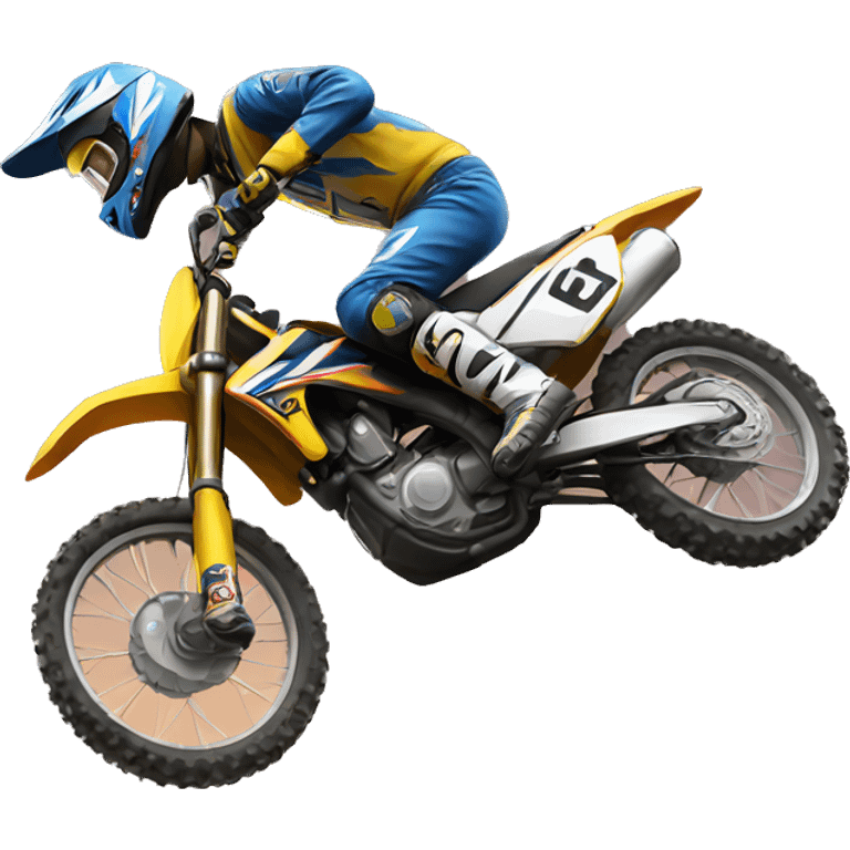 Motocross emoji