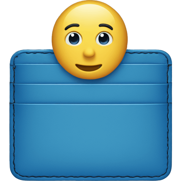 blue cardholder emoji