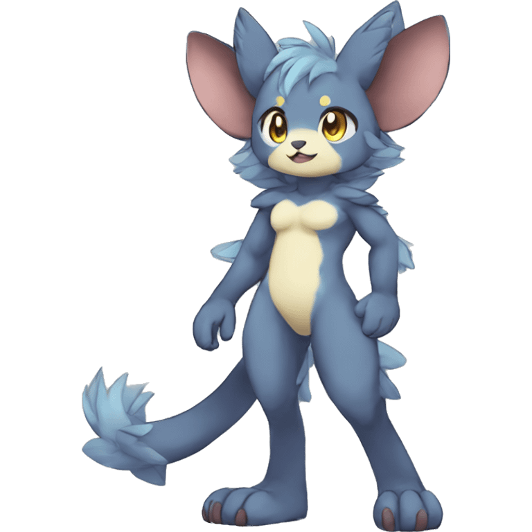 Anthro Sona Fakemon Full Body emoji