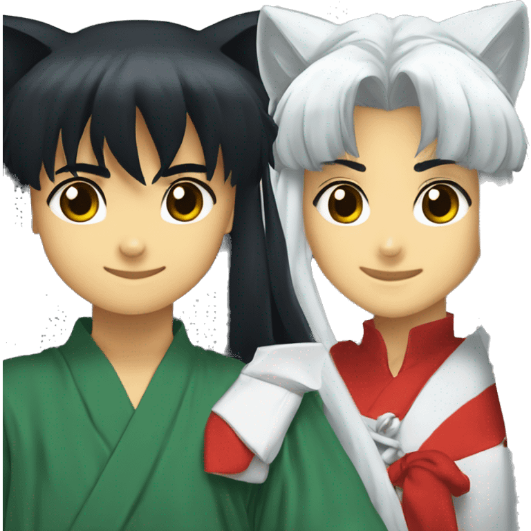 Inuyasha and Kagome emoji