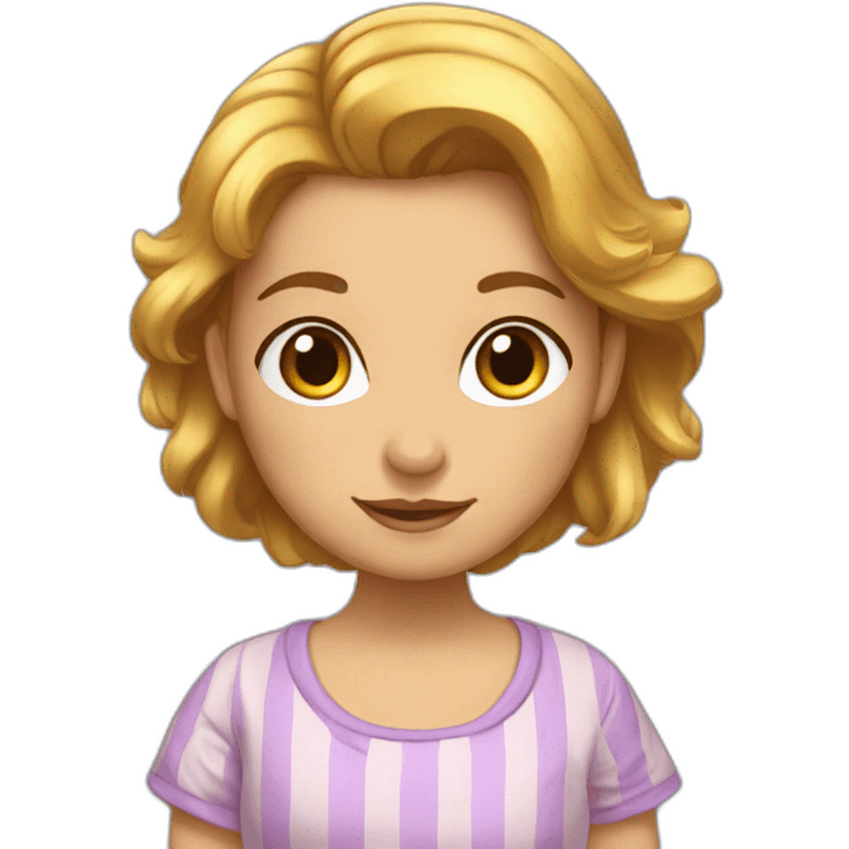 pyjama fille belle emoji