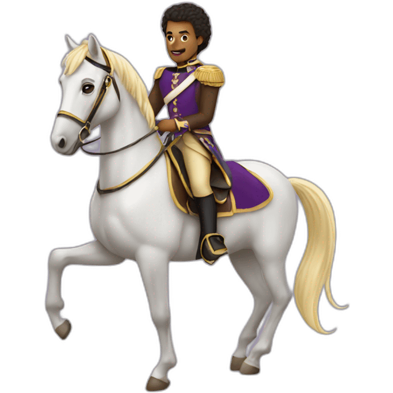 Prince on horse emoji