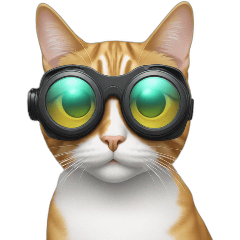 cat with vr glasses emoji