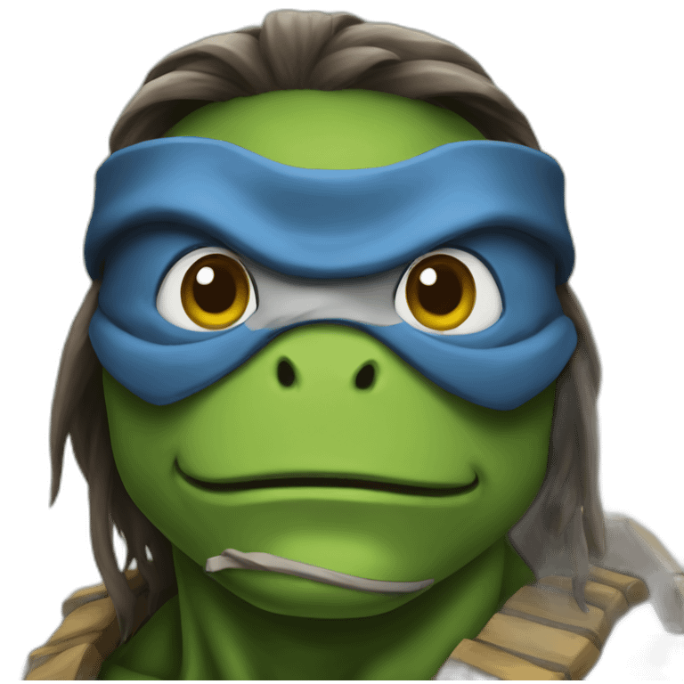 Leonardo tmnt emoji