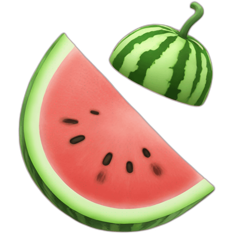 Watermeloon slice with David stars emoji