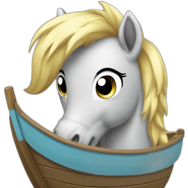 pony-on-a-boat emoji