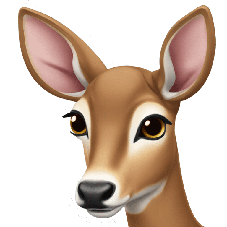 white tailed doe emoji