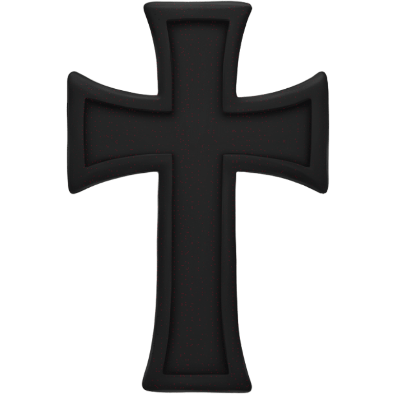 black cross  emoji