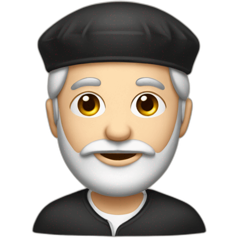 Jewish man with a kippah emoji