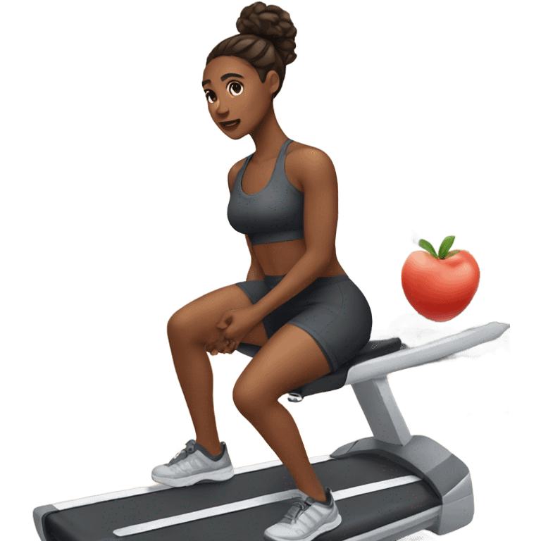 girl at the gym emoji