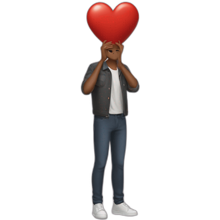 Coeur main emoji