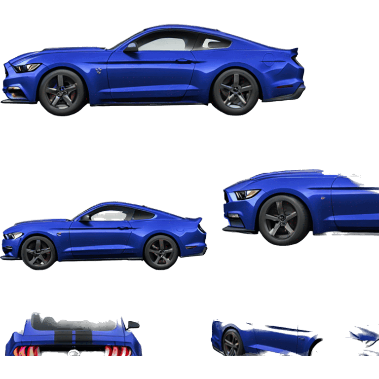 2017 ford mustang blue with purple wheels emoji