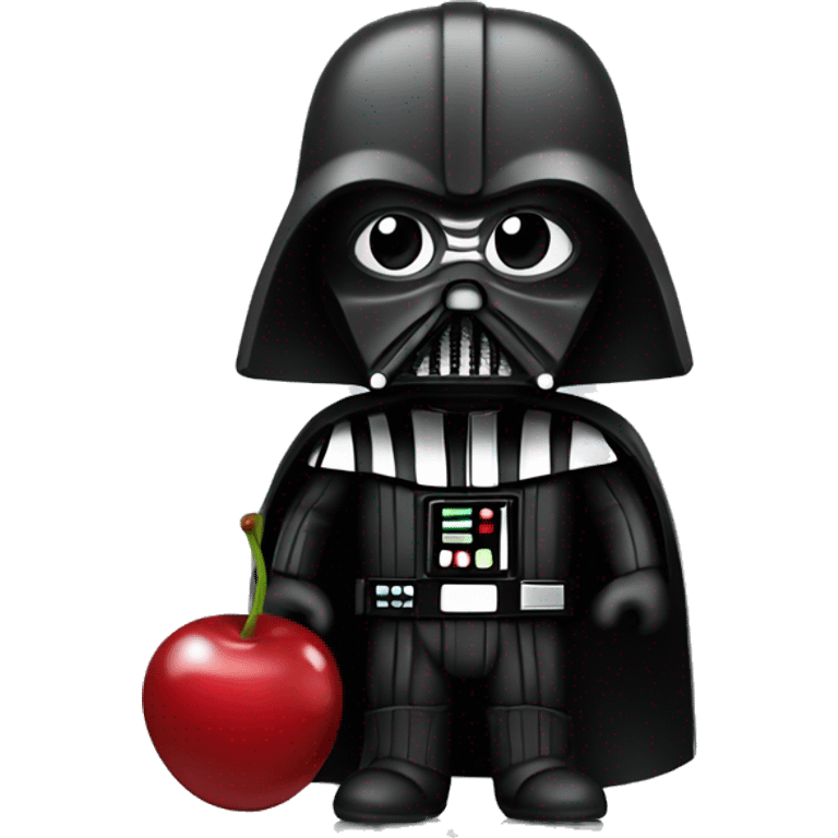 Darth carder with cherry in the body emoji