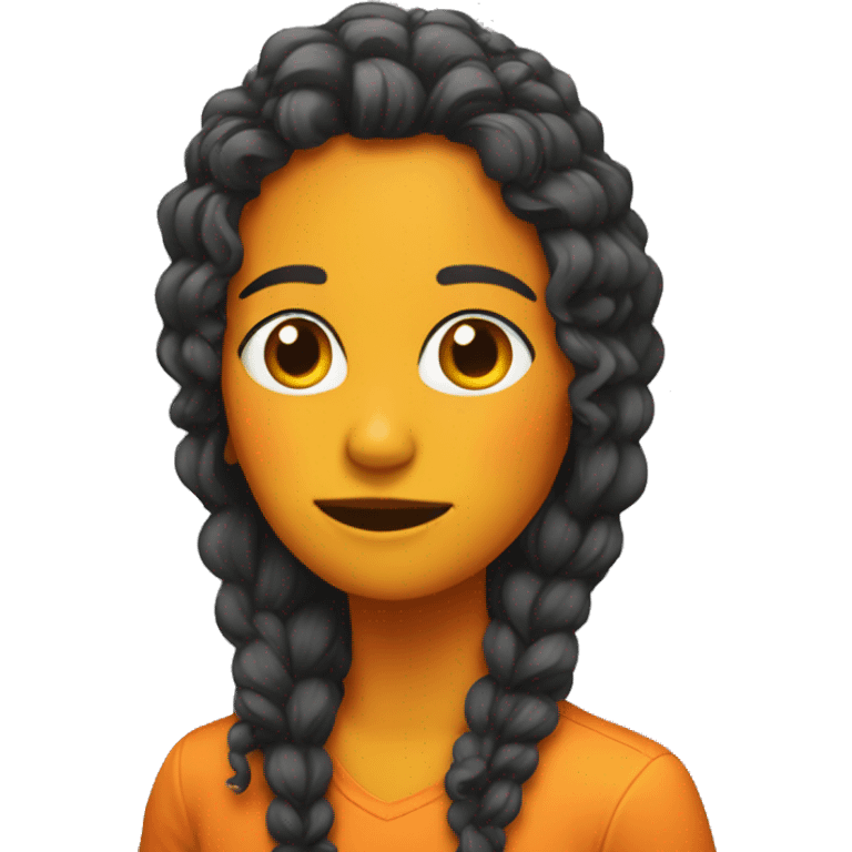 Chica pelo anaranjado  emoji