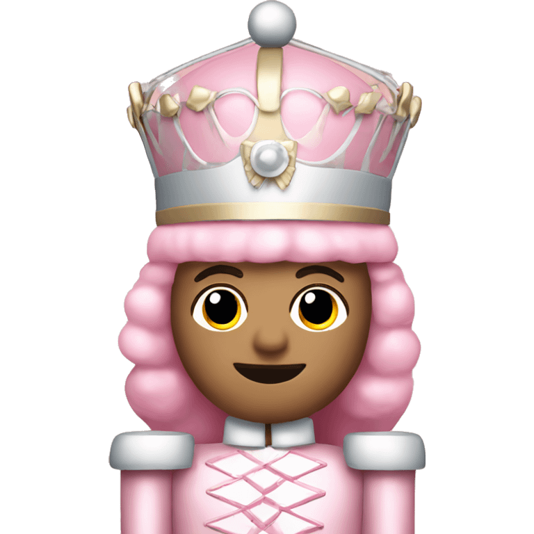 Light pink nutcracker emoji