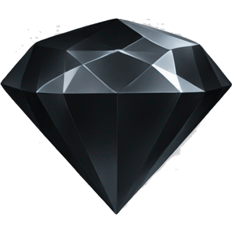 Black diamond emoji