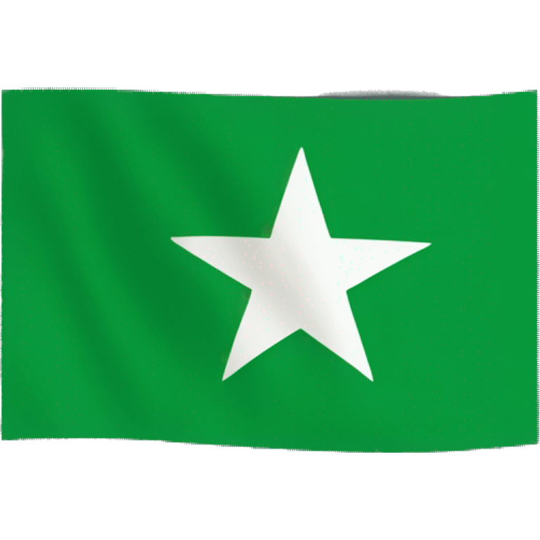 An Esperanto flag emoji