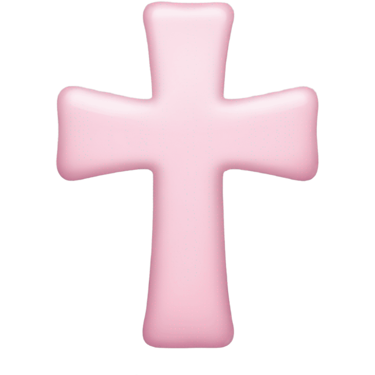 light pink cross  emoji