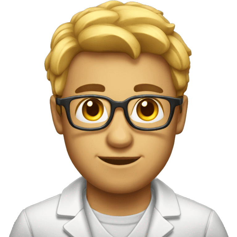 buff nerd scientist emoji emoji