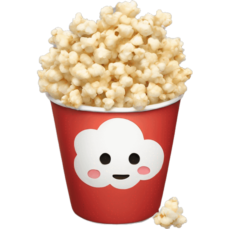 Popcorn in a cup emoji