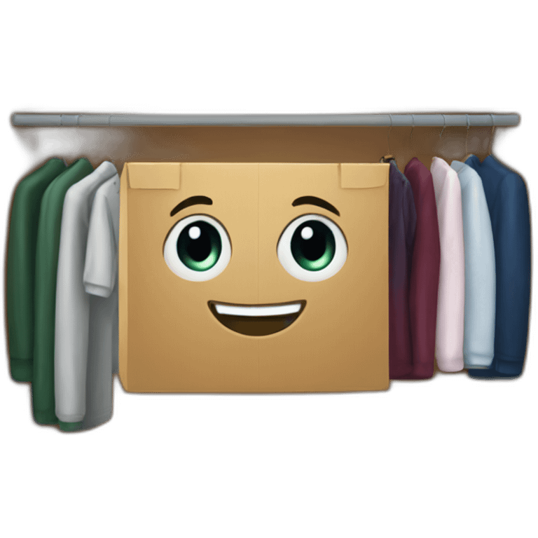 Wicked box in the wardrobe emoji