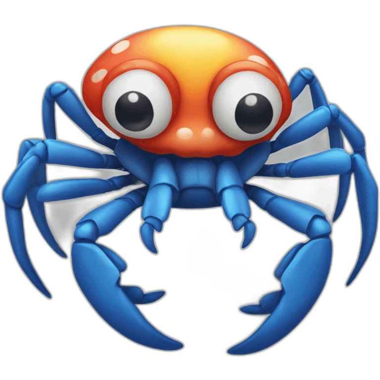 Clown crab emoji