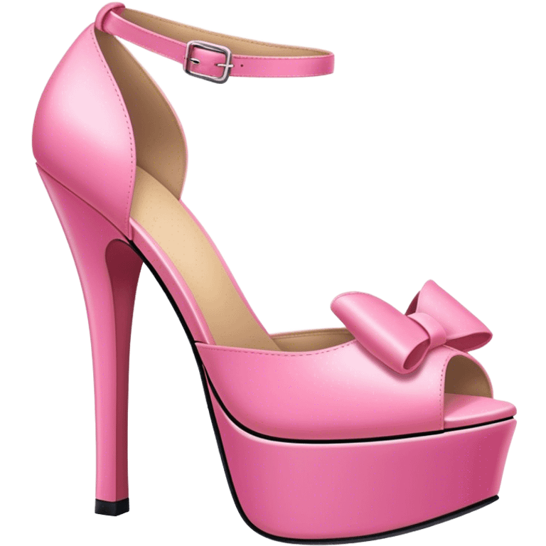 pink platform heels pink heels emoji