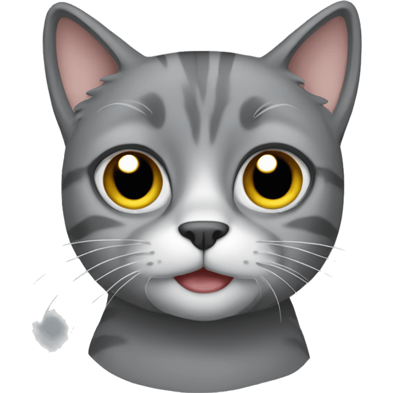 gray cat emoji