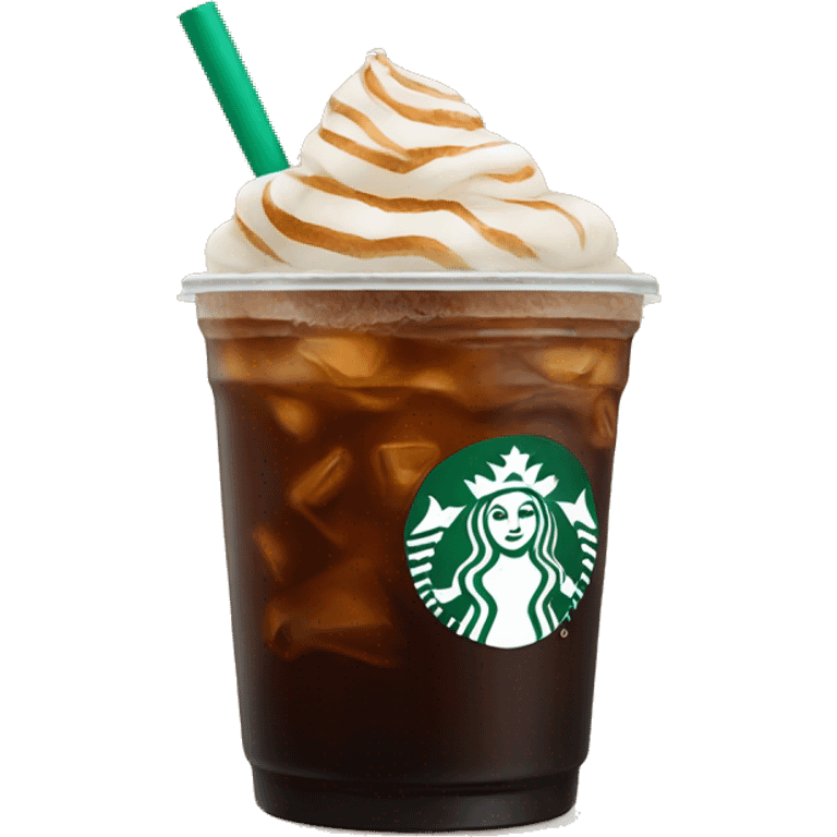 Starbucks cold brew coffee emoji