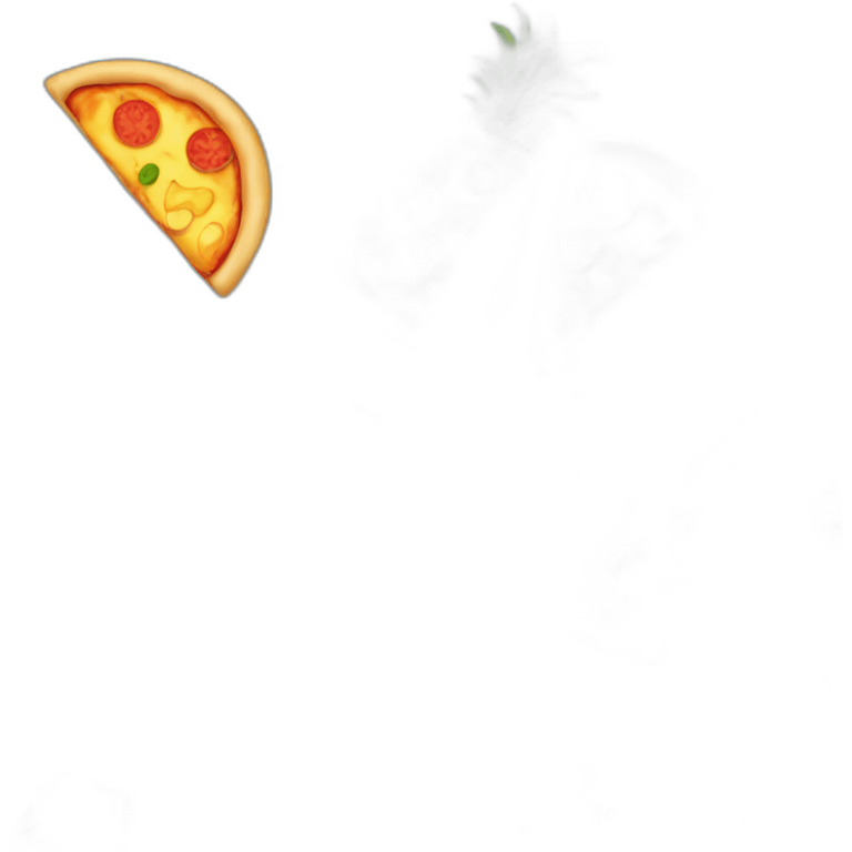 pizza with pineapples emoji