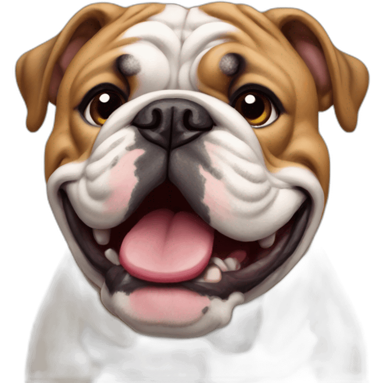 birthday english bulldog emoji