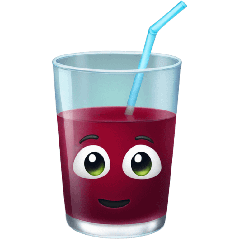 Cranberry juice emoji