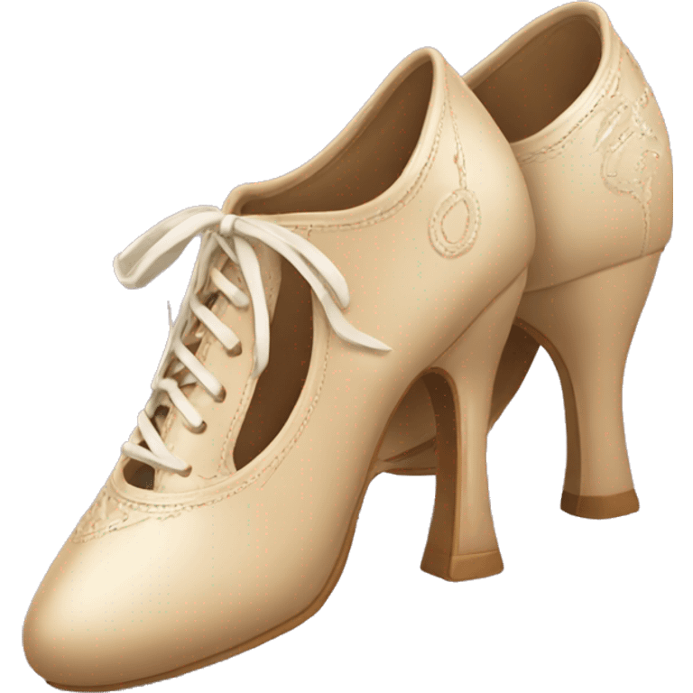 Pair of Latina dance shoes emoji