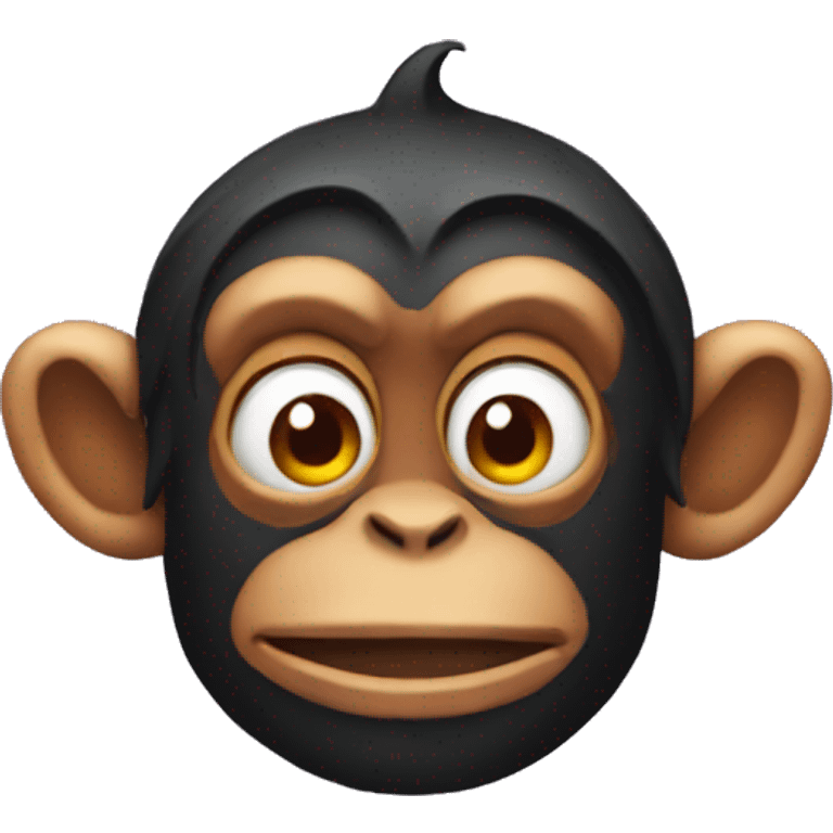 devil emoji but it looks like a monkey emoji