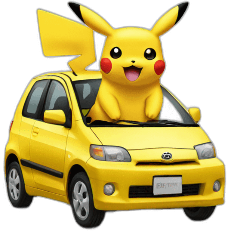 Toyota Aigo pikachu emoji